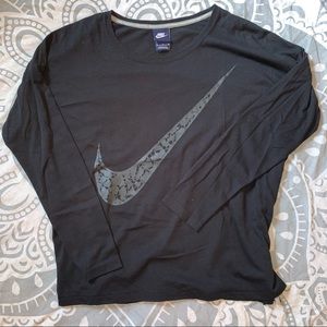 Nike black long sleeve shirt